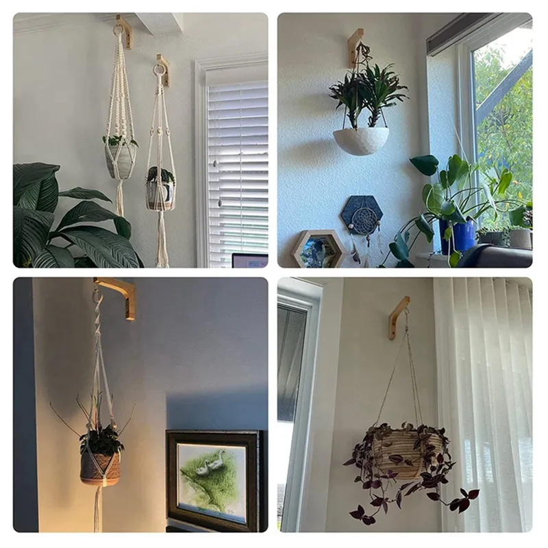 Hanging Plant Hooks For Indoor Plants, Set Of 4 ... From Ddmyjun, $64.21 |  DHgate.Com