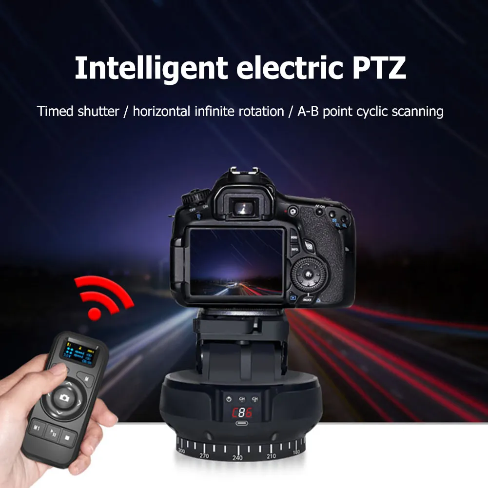 Pro 360° Auto Panoramic Stabilizer Tripod with Remote - Panoramic and ...