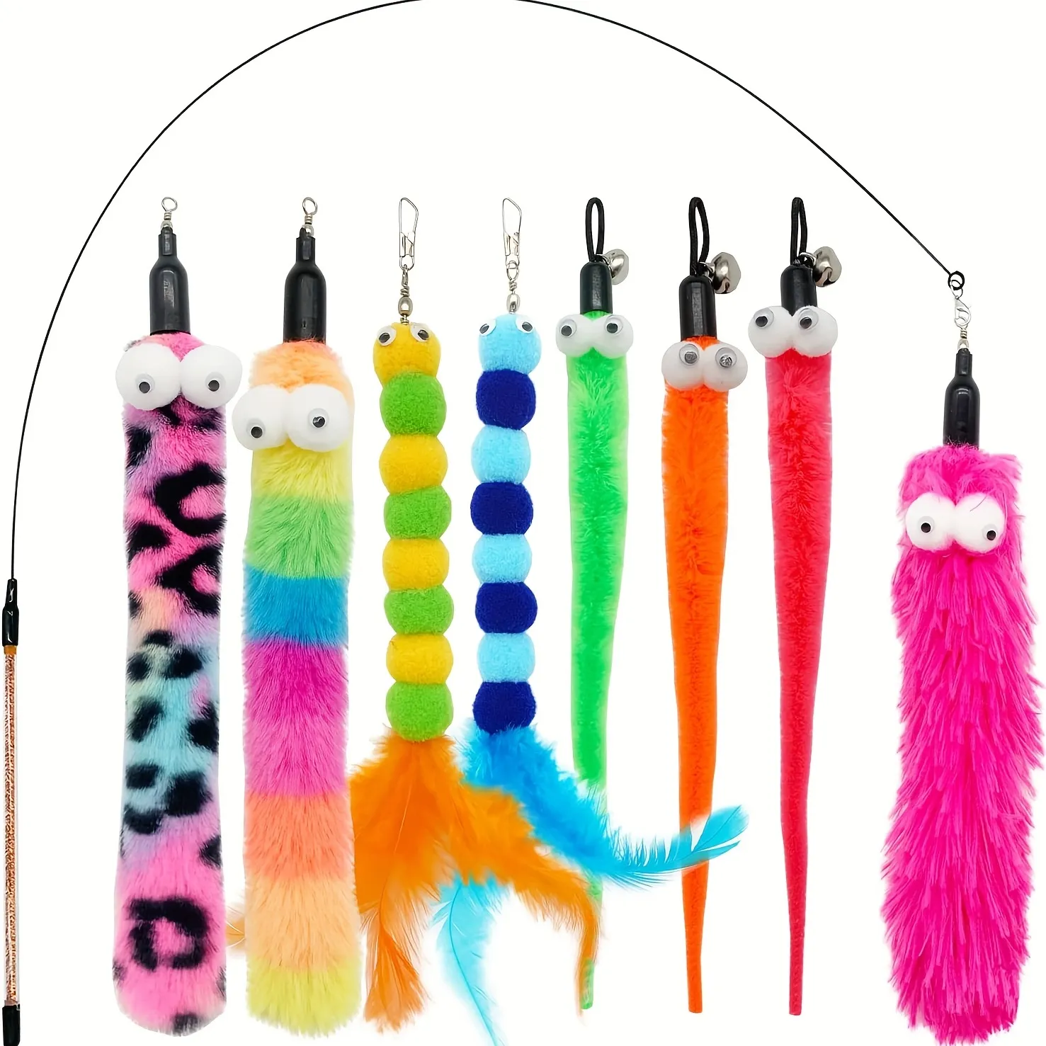 Cat Wand Toy Feather Toys Interactive Worm Cat Toys for Indoor Cats from  Dhgate Cat Teasers & Wands - price 9.25