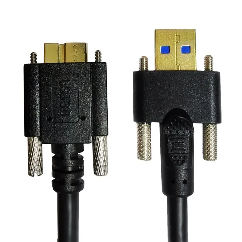 USB 3.0 AM With M3 Fixing Screw To Micro B With Fixing Screw M2 Hard Disk Computer Industrial Camera Cable