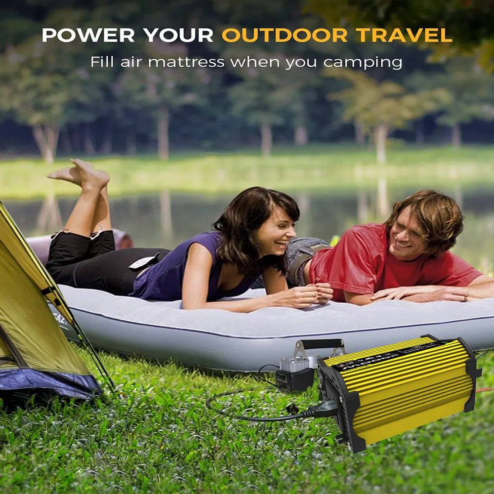 Q1 Series High Power 12V to 220V/110V 3000W Intelligent Inverter Energy Saving and Environmental