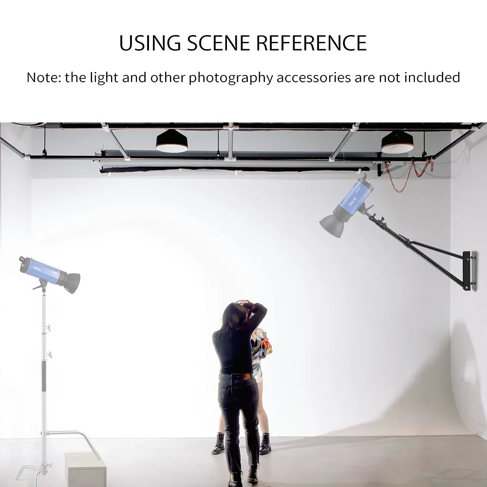 Mounted Mic Boom Arm 130cm Wall Mount Selens Wall Mount Triangle