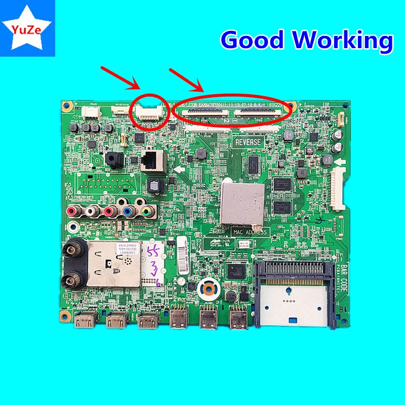 LG TV main board components EAX647970041.1 EAXT646970032