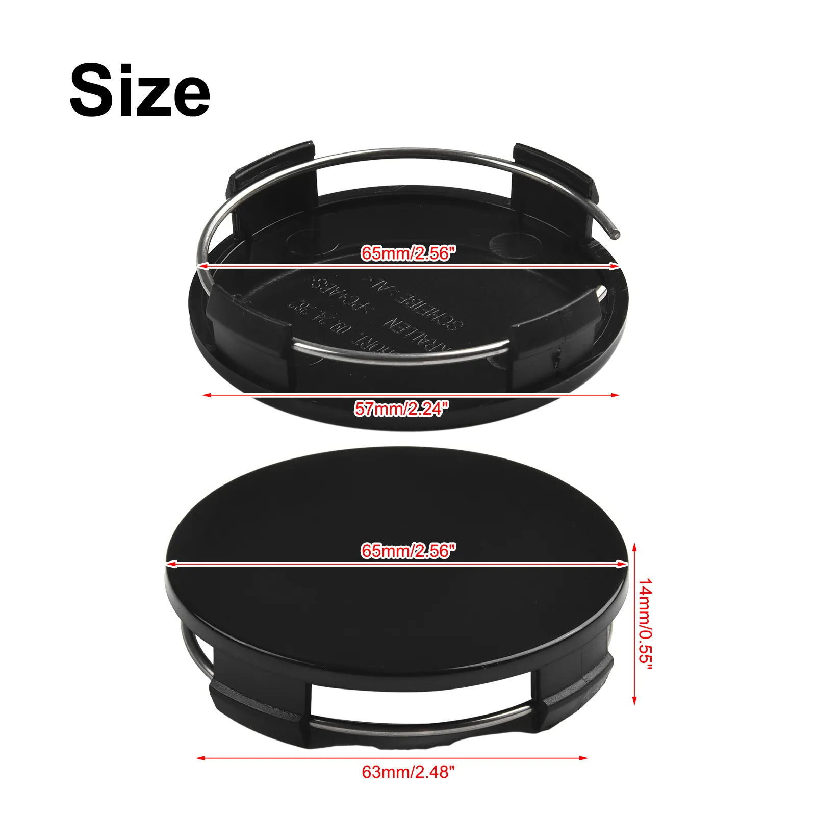 Hub Cap Car Wheel Center Cap Universal Vehicle 4x ABS... From Ddmymay ...