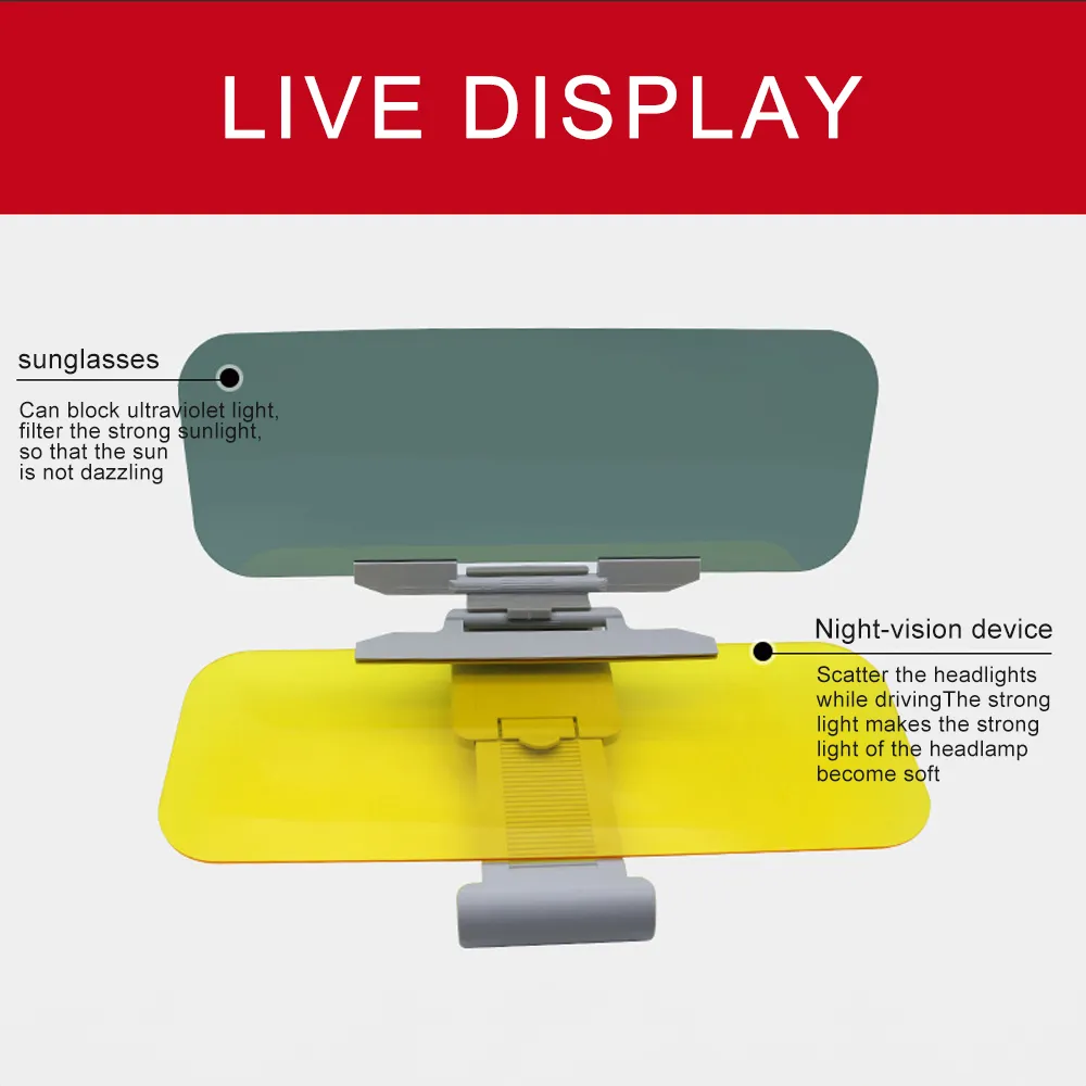 DHgate.com:HD Car Visor Goggles Anti Glare Sunglasses Flip-Up Day