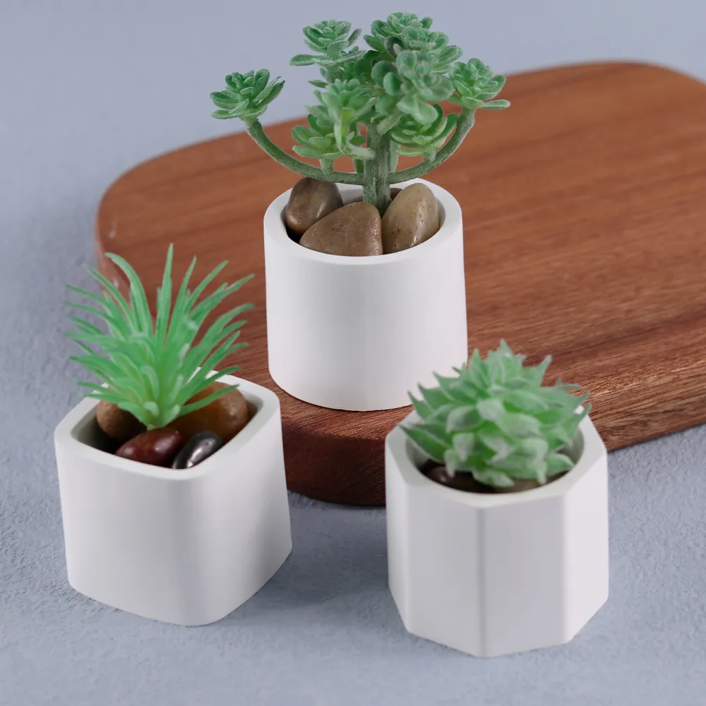 Creative Geometric Silicone Mold – For Cement Flower Pots, Succulent Planters, Candle Holders, DIY Craft Decor