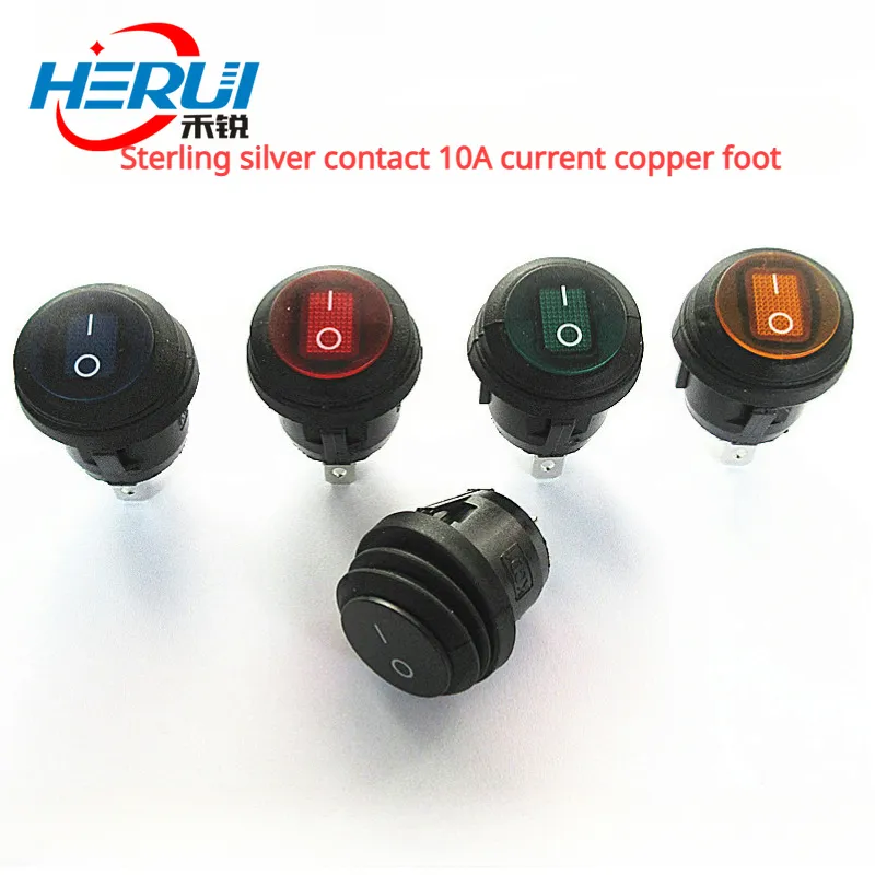 KCD1 Waterproof Circular Boat Switch Three Pin Two... From Ddmymay, $55 ...
