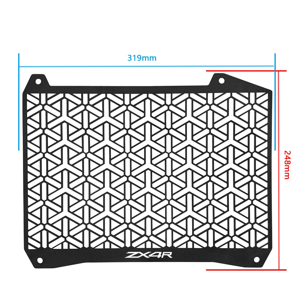 DHgate.com:ZX4R ZX4RR Radiator Guard Black Steel Radiator DHgate.com:ZX4R ZX4RR Radiator Guard Black Steel Radiator