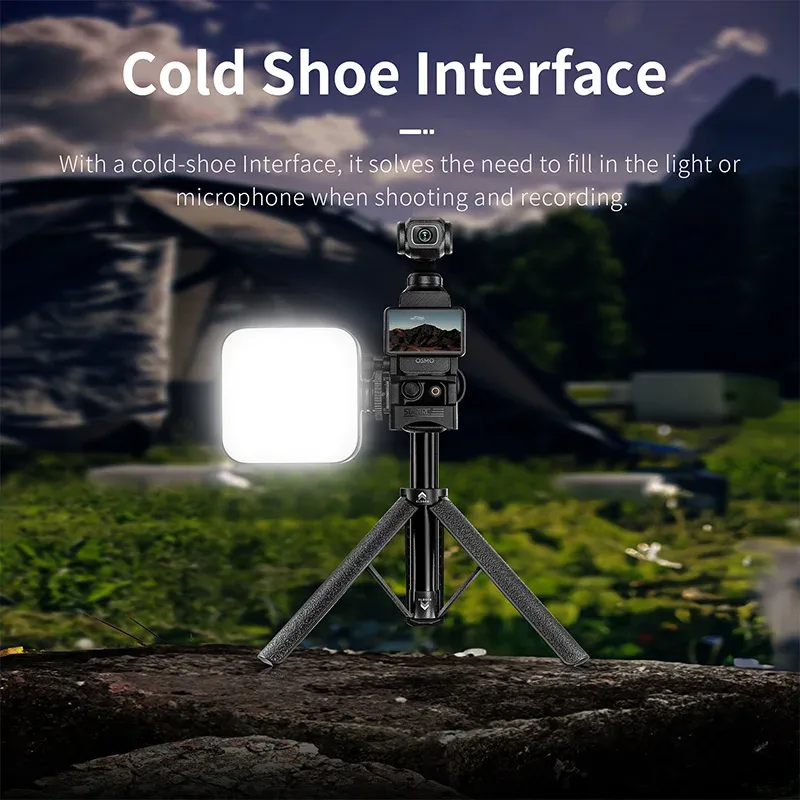 DJI Osmo Pocket 3 Mini Tripod With Desktop Base, Portable Vlog Tripod Stand For OM6/5/4/3/SE Gimbal Accessories:Cameras & Photo