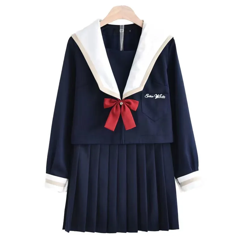 ※skyhiさん専用‼️ BELVET リジットジョーツ NAVY DHgate.com:Navy Blue JK Sailor Suit Uniform Set: Embroidered