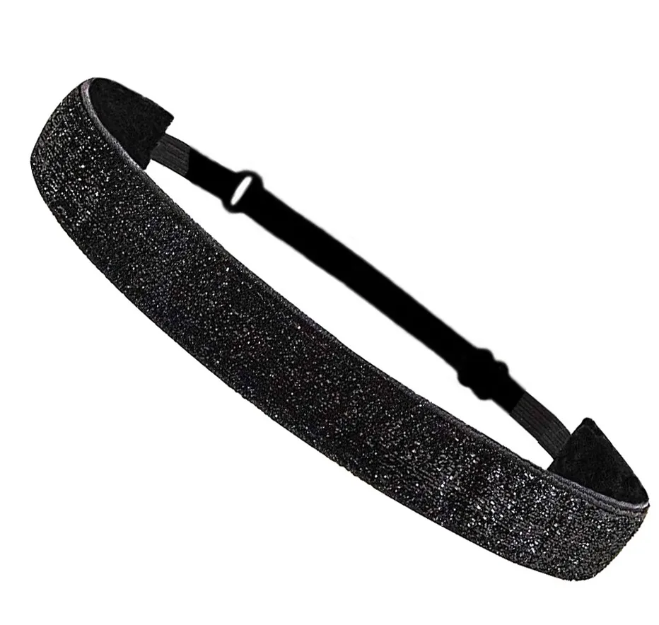 Glitter Sparkle Headbands for Women and Girls - Non-Slip