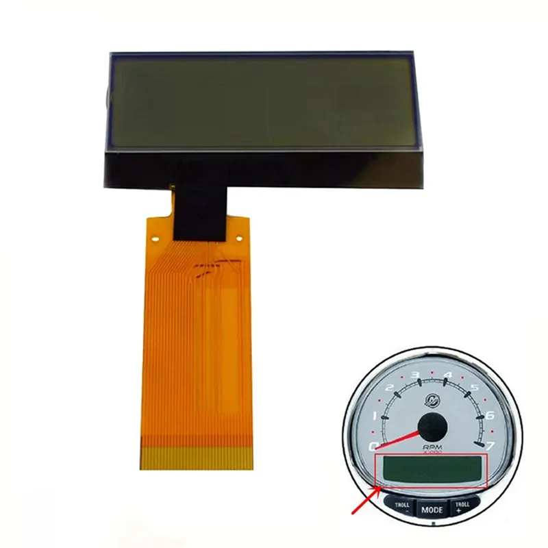 Sc1000 Display Module Inner Frame 3X Gauge LCD Digital Speedometer Display for Mercury Smartcraft SC1000 ...