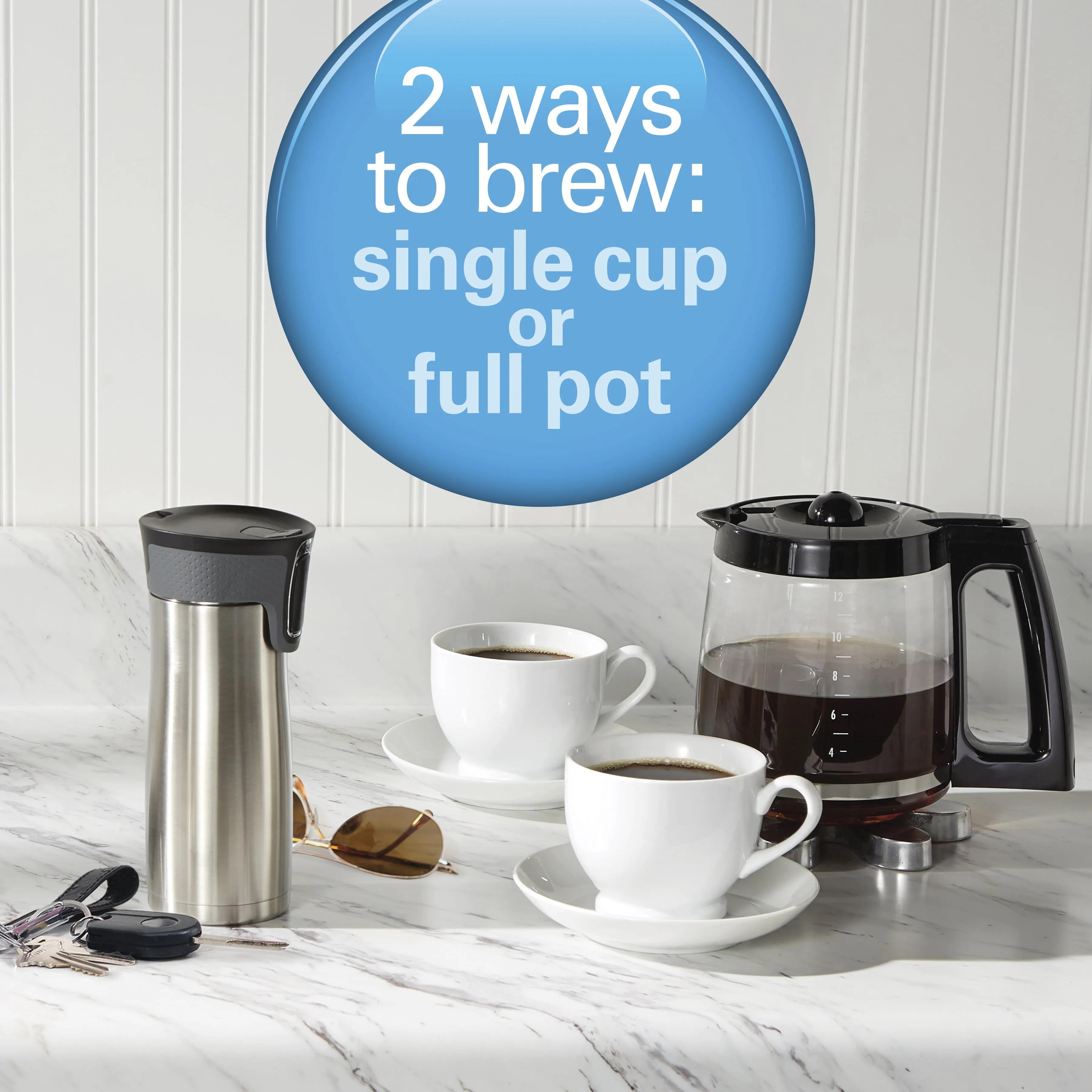 2 Way Programmable Coffee Maker Single Serve Or 12 Cup Sleek Black 2024 Model From Ddmymar 132.29 DHgate.Com