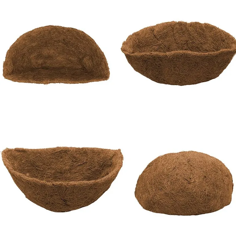 3PCS Round Nut Fiber For Hanging Liner,Planter Flower Pot