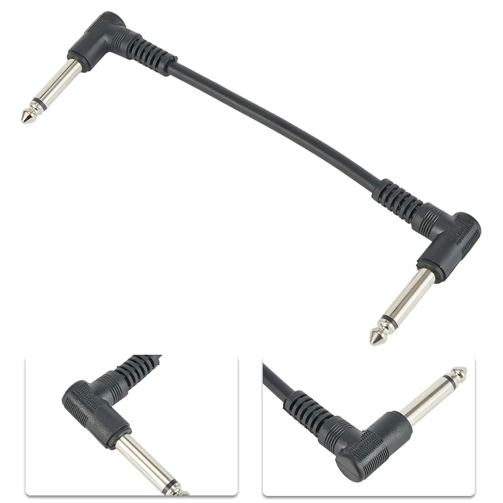 EBS PG-58 Câble Patch Plat Or 58 Cm - Gold Premium, Blindage Haut De Gamme Pour Pédalier Guitare/Basse