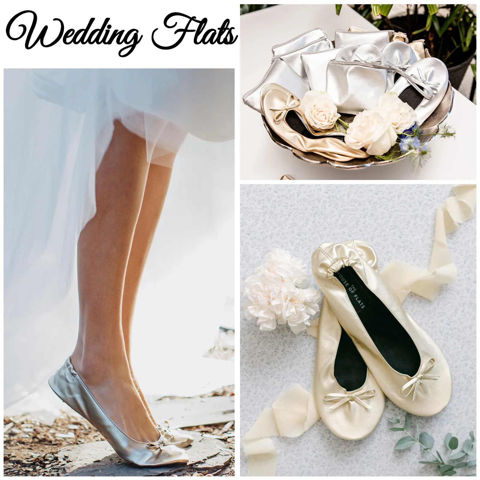 Comfy wedding flats sale