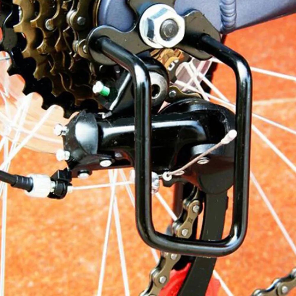 Lot De 2 Protecteurs De Dérailleur Arrière – Fer, 10x3,8x3,5cm, Universels Pour VTT, Route Ou Pliants, Faciles à Installer, Solides !