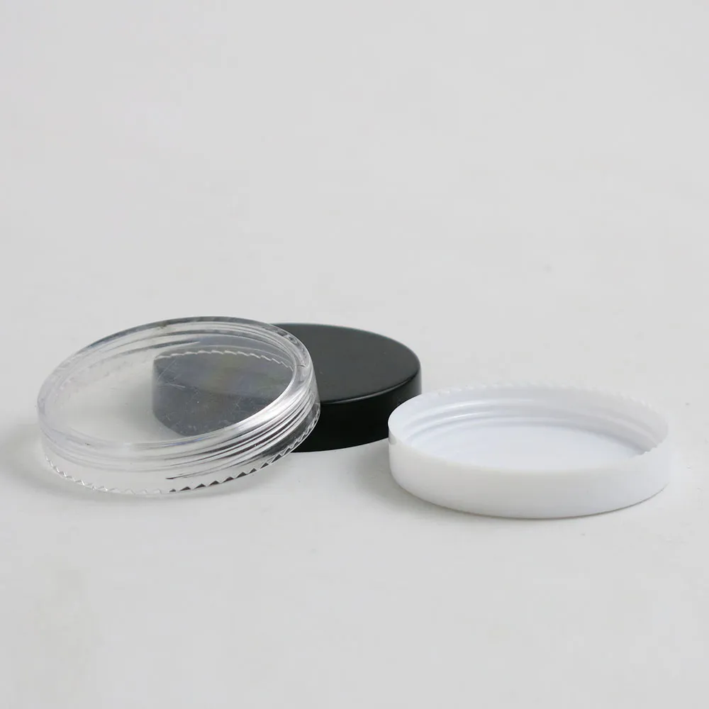 1g Container High-Quality Transparent PS 8 oz jars with Three...