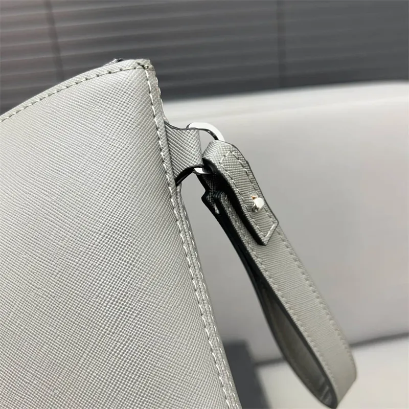 Grey designer clutch bag discount