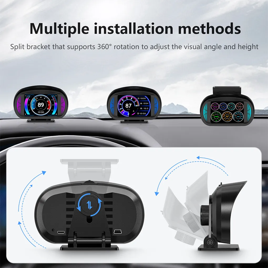 Multi Functions Dual System Gauge Digital Speedometer... From Ddmymay ...