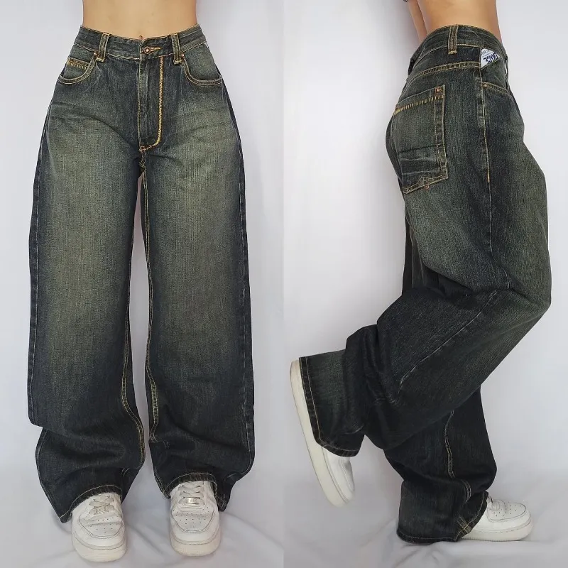 未使用  SUPER BAGGY DENIM PANTS W32 L30 Edikted Super Baggy Wide Leg Jeans | PacSun