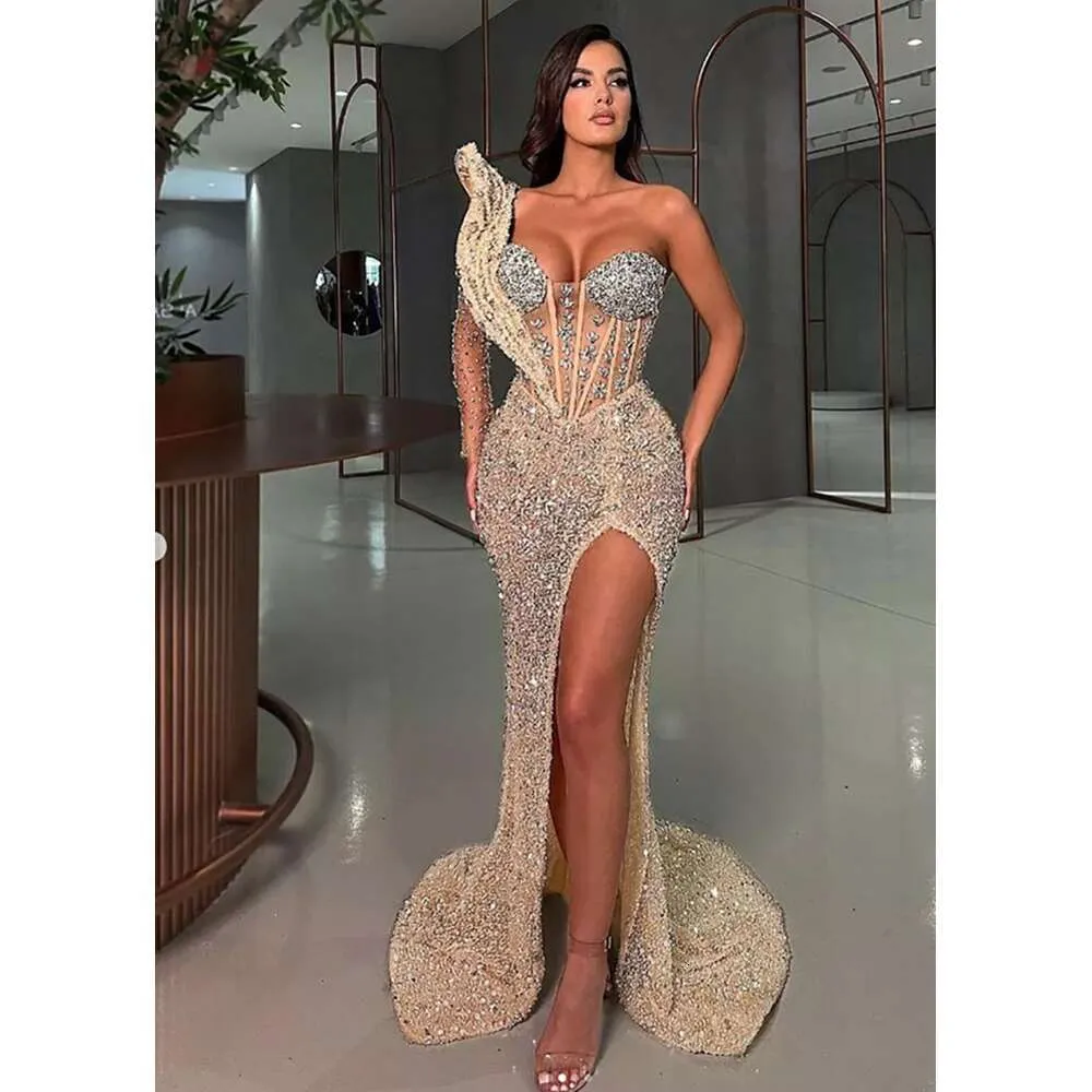 green emerald velvet dress One Shoulder Wedding Guest Dress | Elegant & Chic main image 1