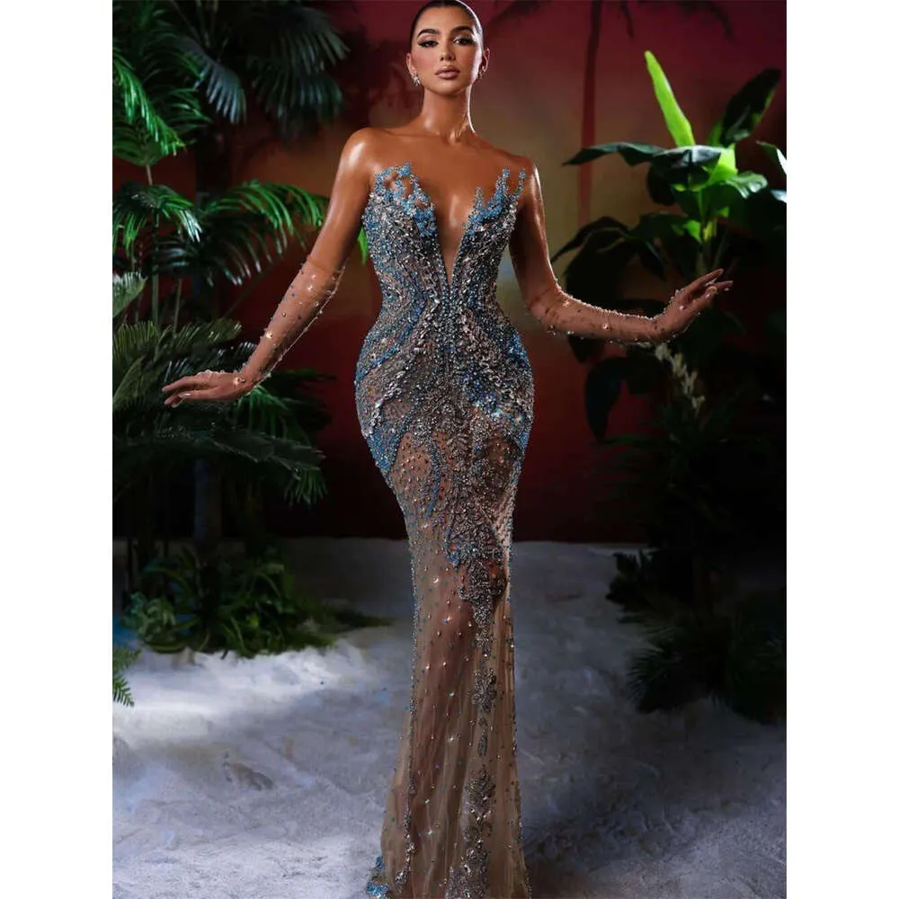 Économisez gros sur les achats en gros de Urious Sleeveless Evening Gown  2024 Solemn A E Party Dress Charming Beaded Or Length Gowns Vestidos De  Novia