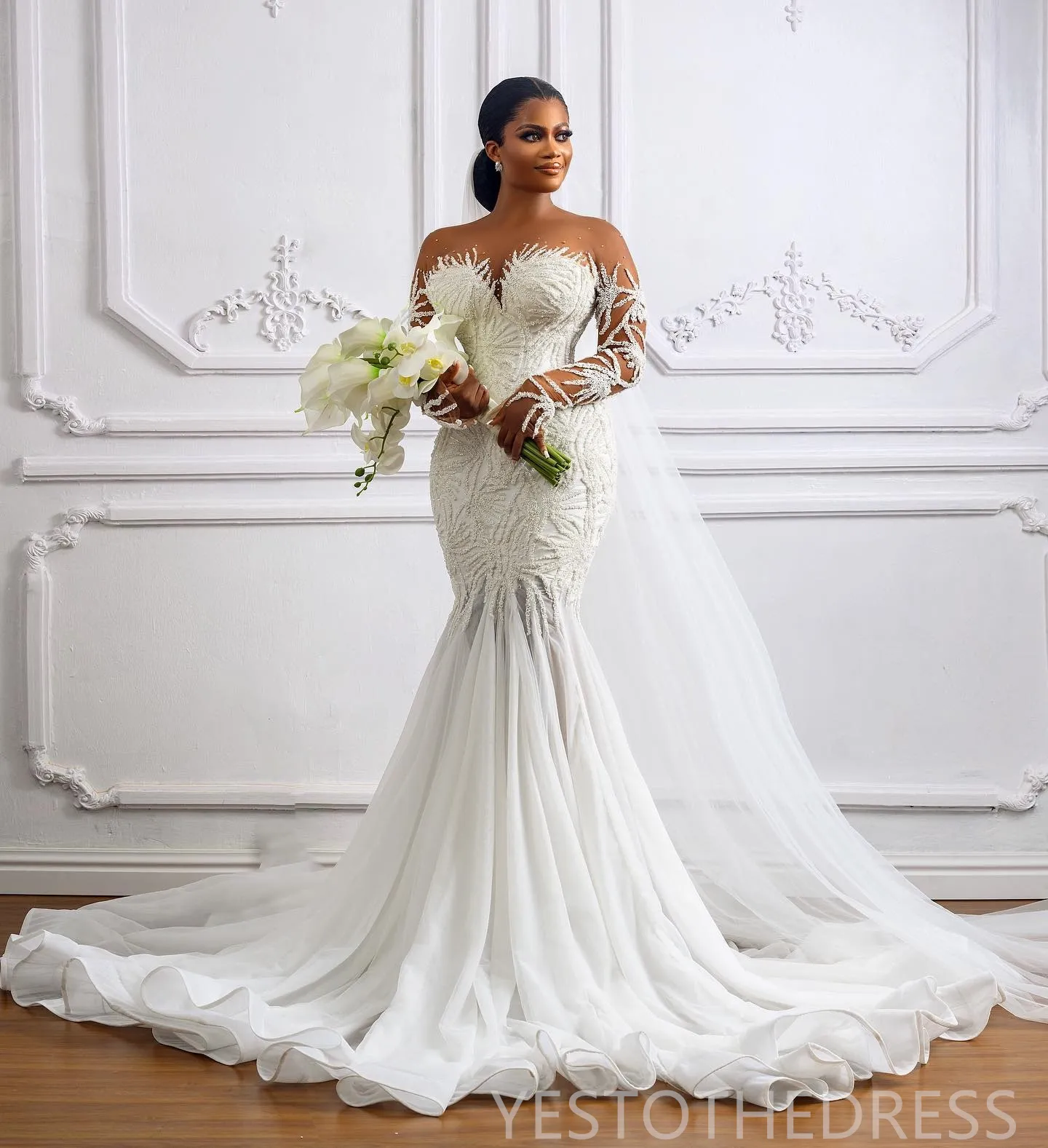 fashion nova white wedding dresses Vestido Steadfast Love Sequin - Blanco
