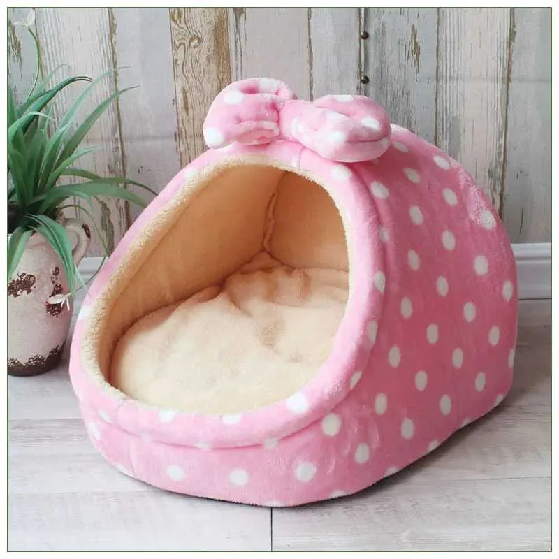 thumbnail image 2 of Simulation Brick Dog House Tent With Cushion - Washable Igloo Pet Bed For Small To Large Dogs | Indoor Kennel 2 of 12