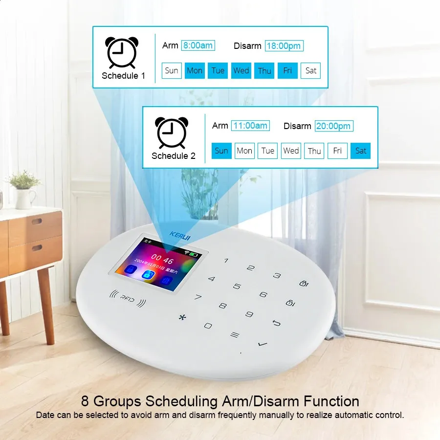 Remote Control Security System DHgate.com:Smart Home Security System with WiFi & GSM Alarm, 2.4-inch ...