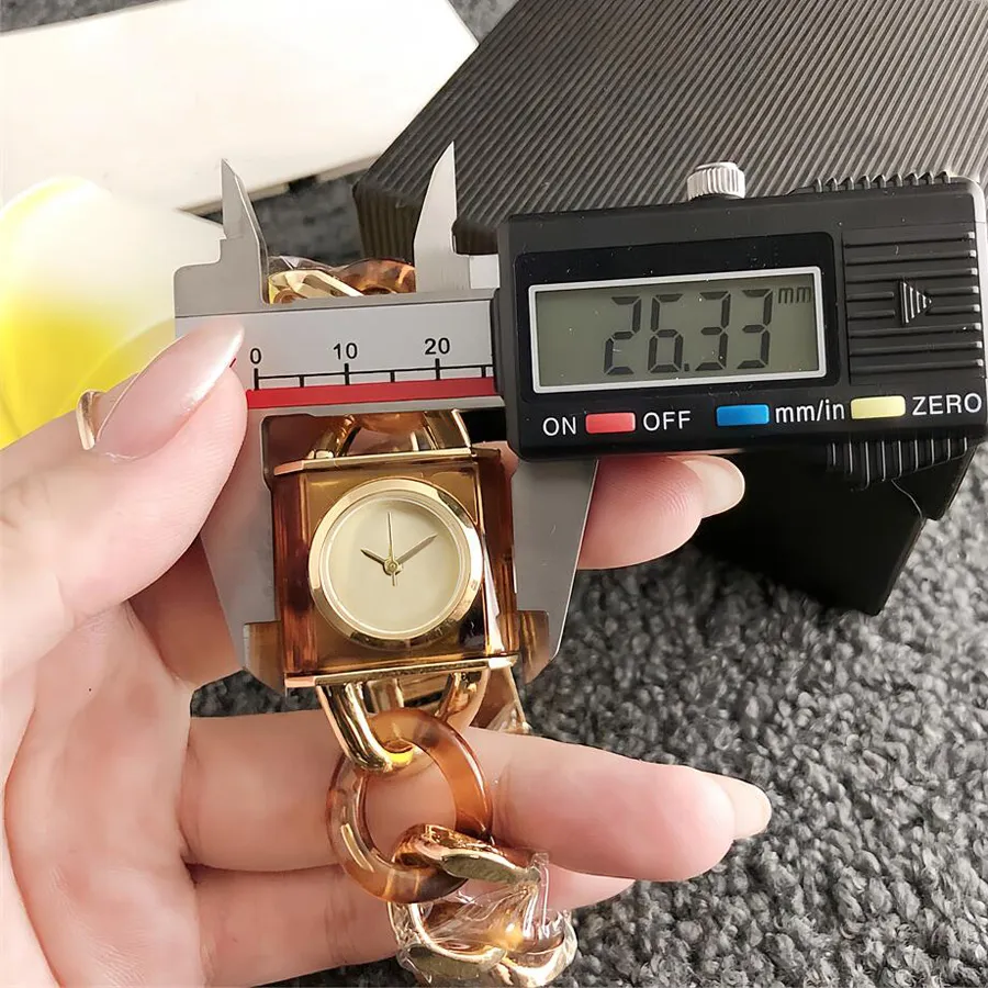 Large M Square Fashion Wrist Watch For Women And Girls With