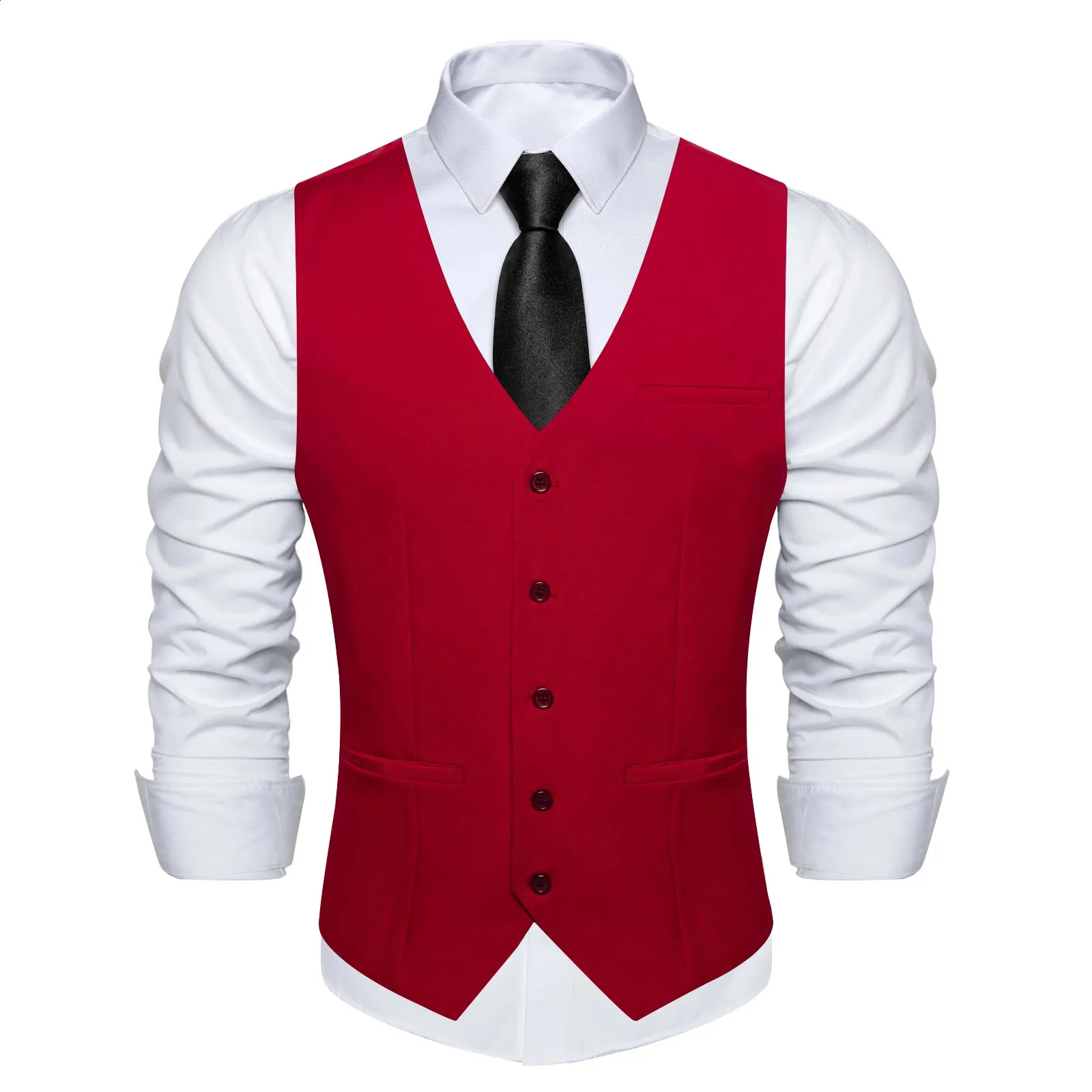 collarless dress shirt with vest Men's Traveler COOLMOTION Tailored Fit Suit Vest at Jos. A. Bank, Black, Size X Large