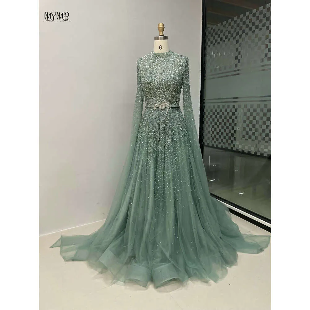 MYMB Mint Green A Line Evening Dress, V Neck 3/4... From Missboutique,  $322.27 | DHgate.Com