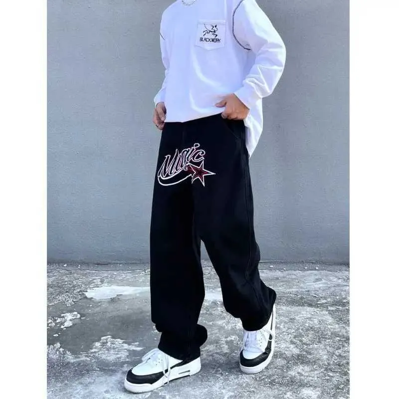 Y2K Urban Streetwear Oversized Straight Leg Jeans Men | DHgate