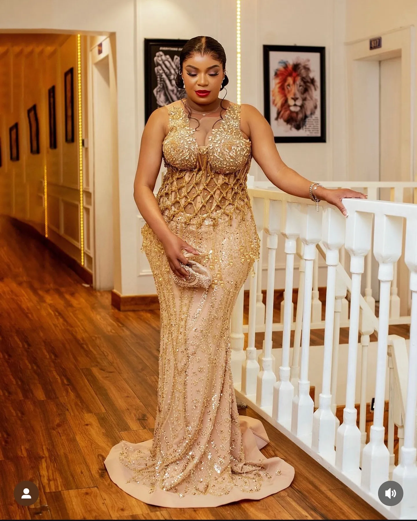 Gold Illusion Prom Dress with Lace-Up Back and Crystal Beaded  Embellishments for Special Occasions from Dhgate Prom Dresses - price 368.85