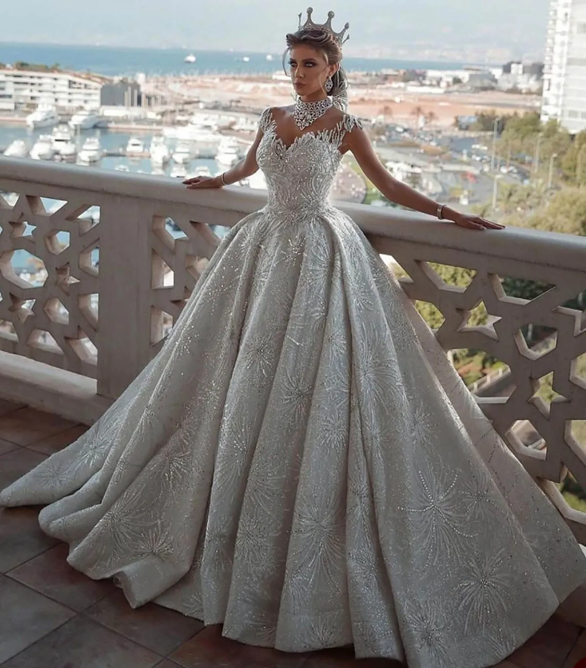 beaded appliques for wedding dresses Beads Appliques Spaghetti Straps V-neck Wedding Dresses