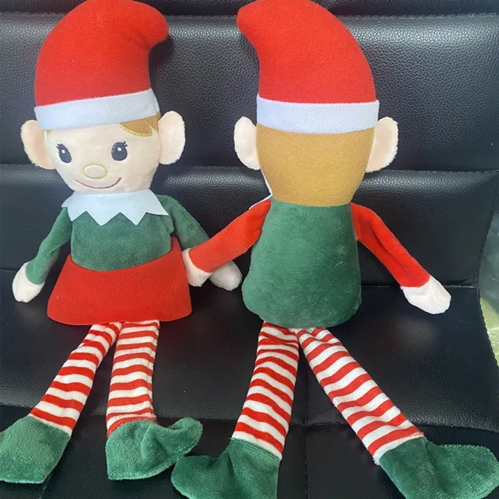 Christmas House Dollar Tree Plush Elves Christmas House Tinsel