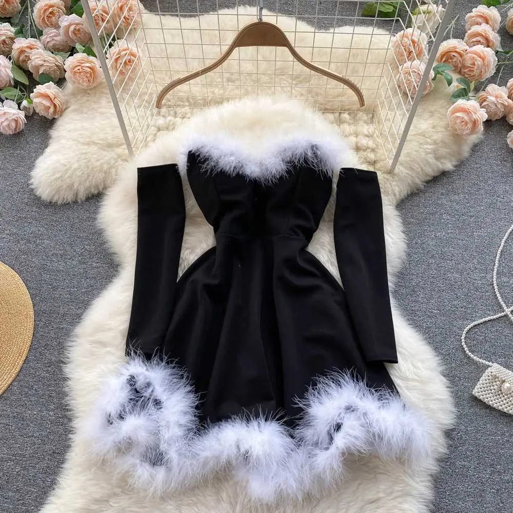 Y241016WDE1 Womens Strapless Backless Fur Mini Dress... From Wikuba, $4.04 | DHgate.Com Y241016WDE1 Womens Strapless Backless Fur Mini Dress... From Wikuba, $4.04 | DHgate.Com