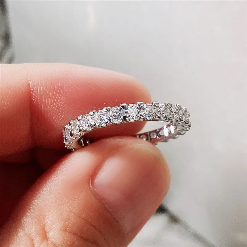 Designer diamant partnerring lyxiga smycken för bröllopsfest_voghion.com