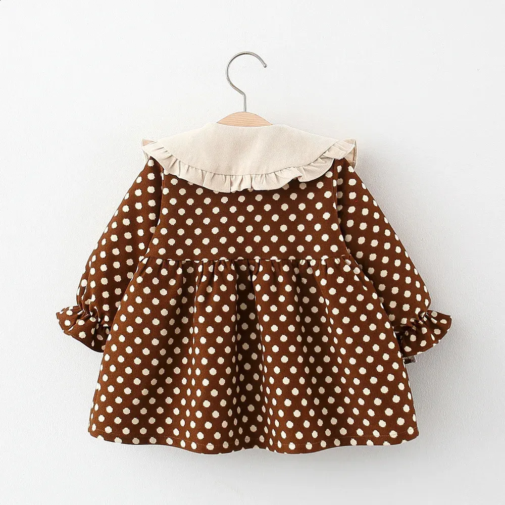fall infant dresses CRISONE Baby Girl Clothes 0-3 Months Winter Outfits Long Sleeve Brown Plaid Skirt Dress Ribbed Ruffle Newborn Girl Dress with Bowknot Headband: Clothing, Shoes & Jewelry This adorable baby girl Thanksgiving dress features a charming autumn print with pumpkins Princess polka dot dress for