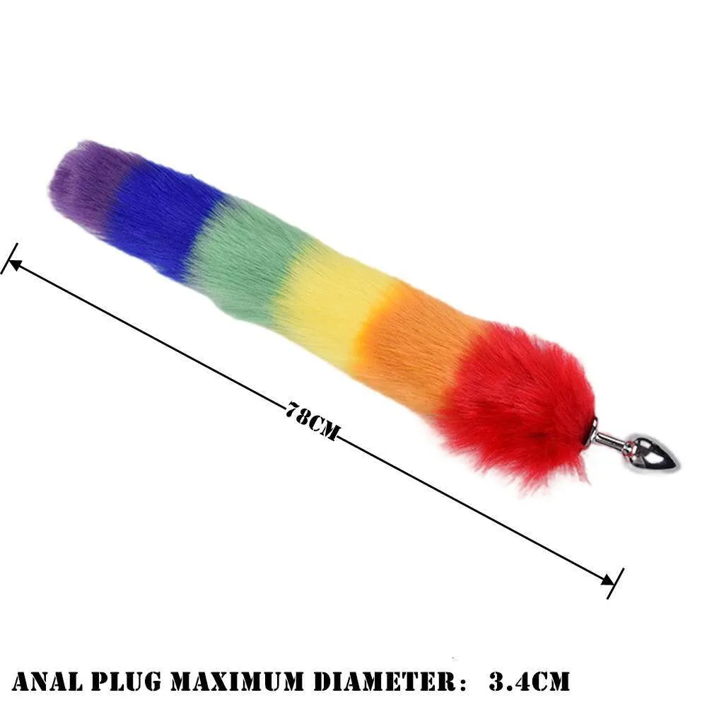 Rainbow Tail Hairy Anal Plug Wearable Cross Dressing... From  Indulgeinanight, $14.46 | DHgate.Com