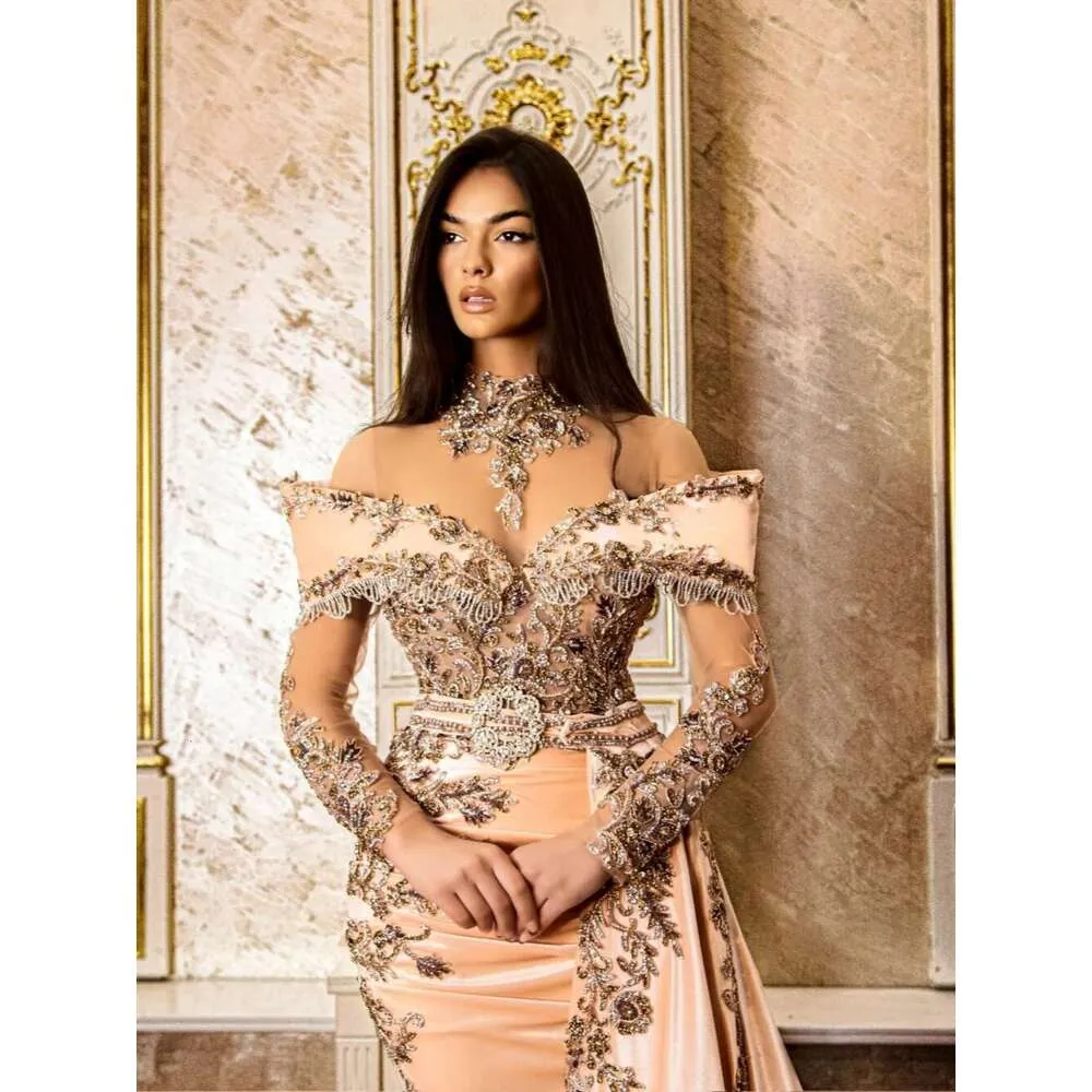 gold formal maternity dresses Momyknows One Shoulder Backless Side Slit Satin Evening Babyshower Maternity Maxi Dress Champagne / M main image 0