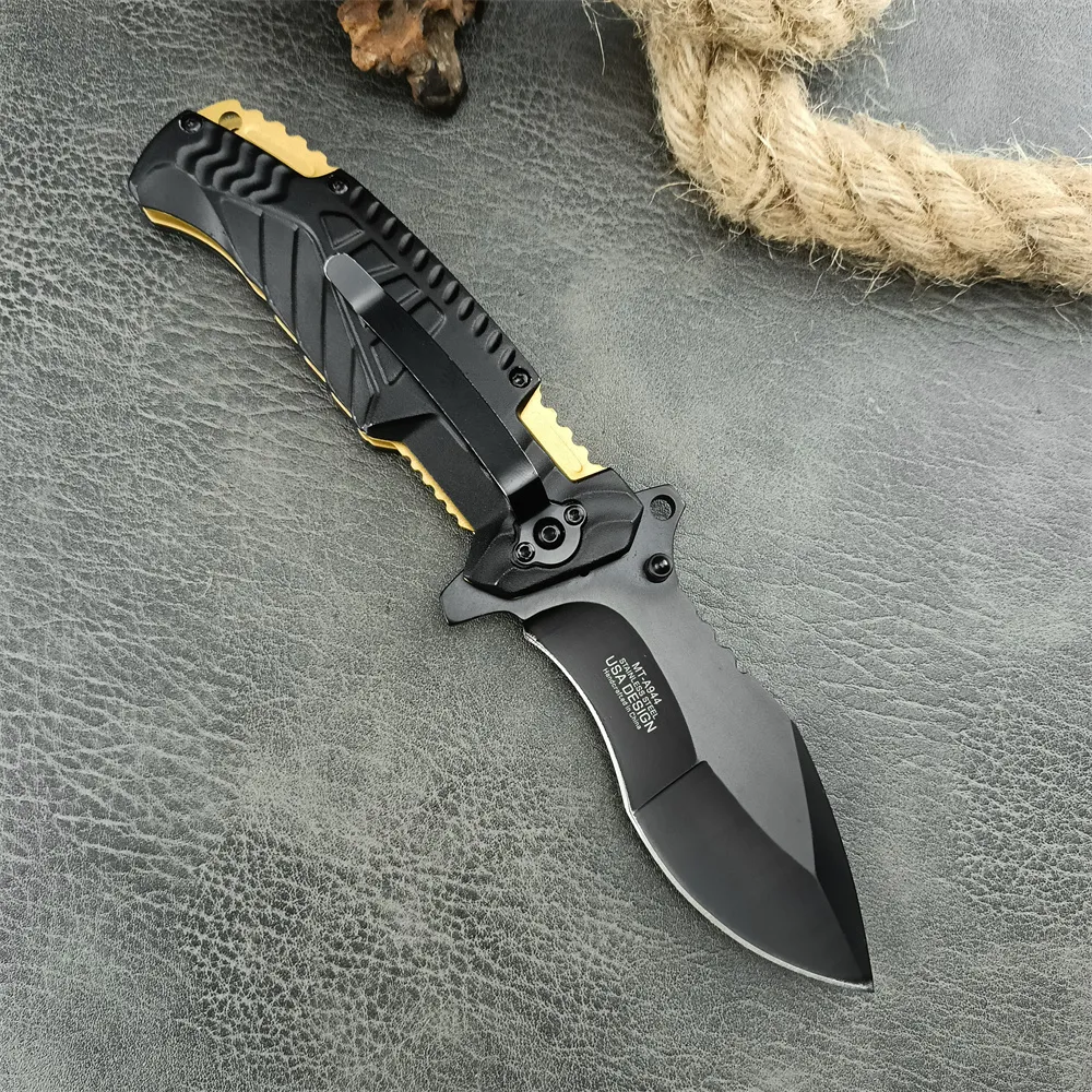 High Quality Utility Outdoor Folding Knife 5Cr13Mov Blade With T6 ...