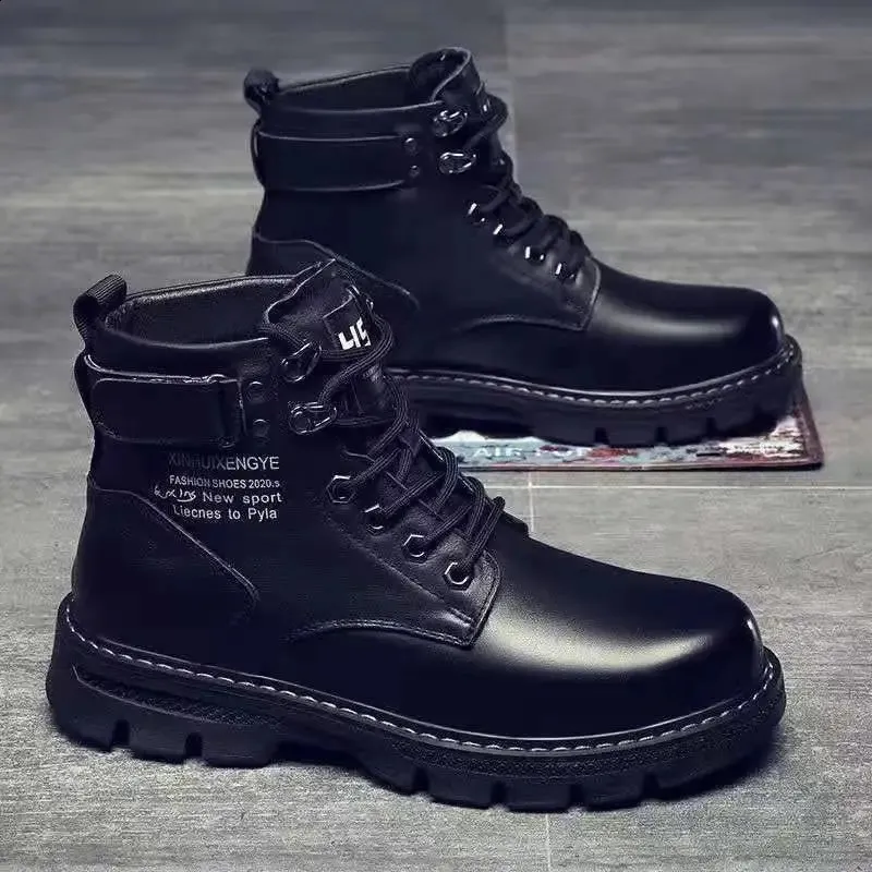 Bottes Moto Homme Tiangong Pointure 44 - Chaudes, Toutes Saisons, Marron Foncé - Confortables Pour Ville Et Trajets