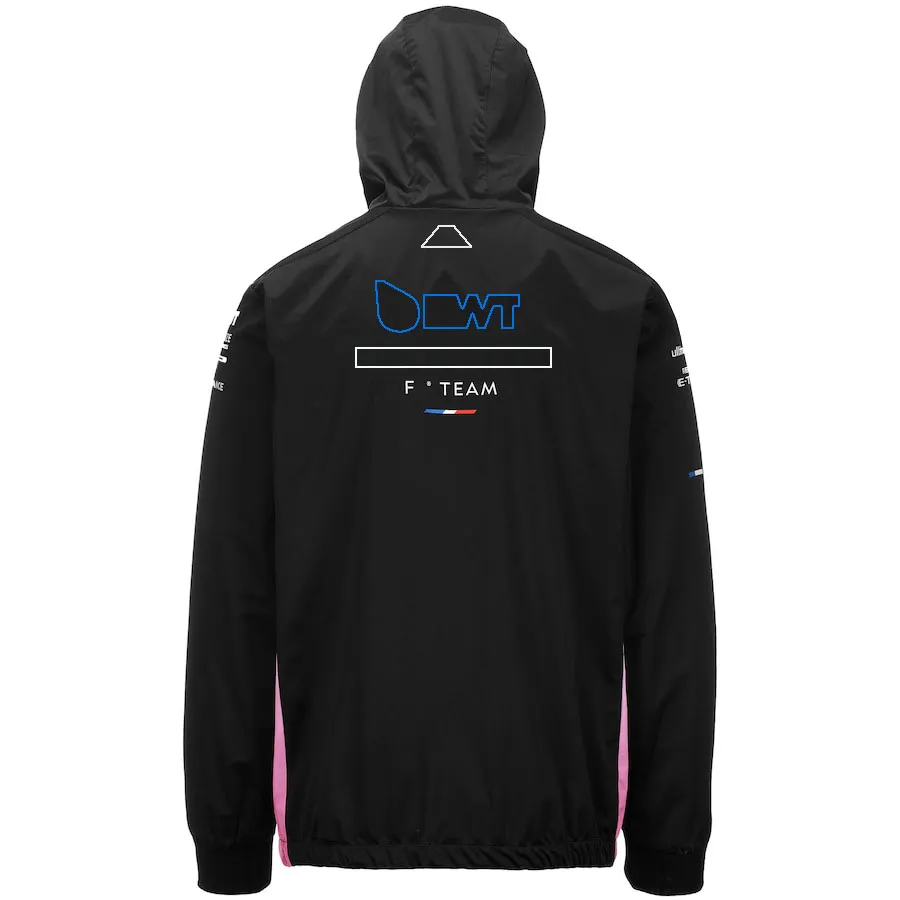 2024 F1 Light Blue Racing Jacket For Men Full Zipper Hoodie, Windproof ...