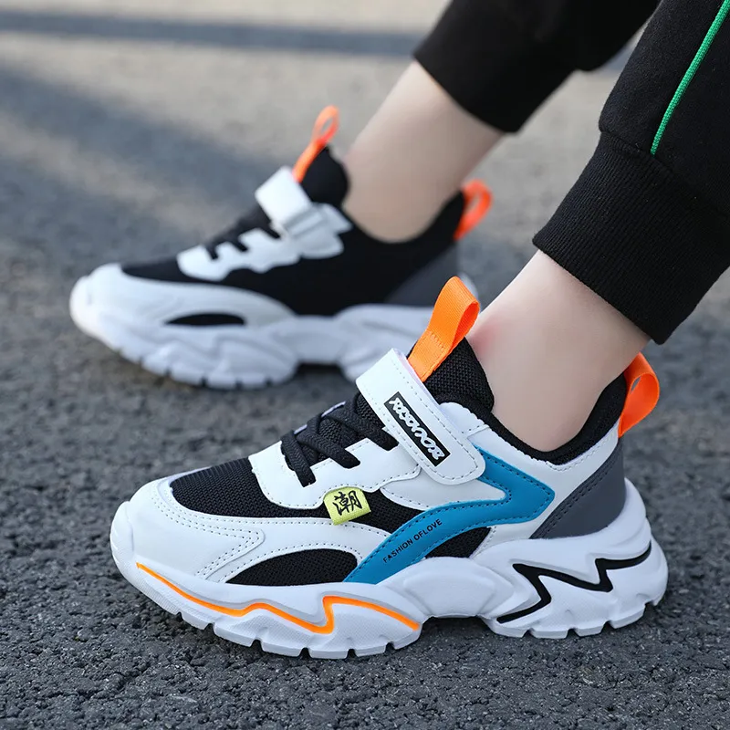 Chaussures De Sport Enfants Garçons - Légères, Antidérapantes - Tailles 7 à 15 Ans - 8