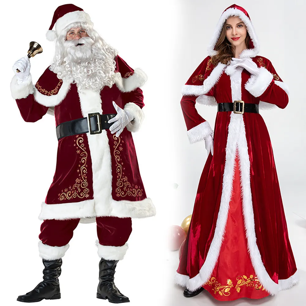 Costume Homme Père Noel - Tenue Rouge Pour Adultes Cameroon