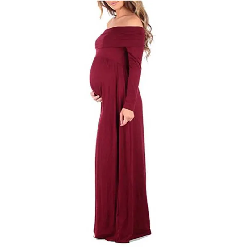 Elegant Long Sleeve Maternity Dress Maxi - Premium Quality, Shop Now! from  Dhgate Maternity Dresses - price 30.98