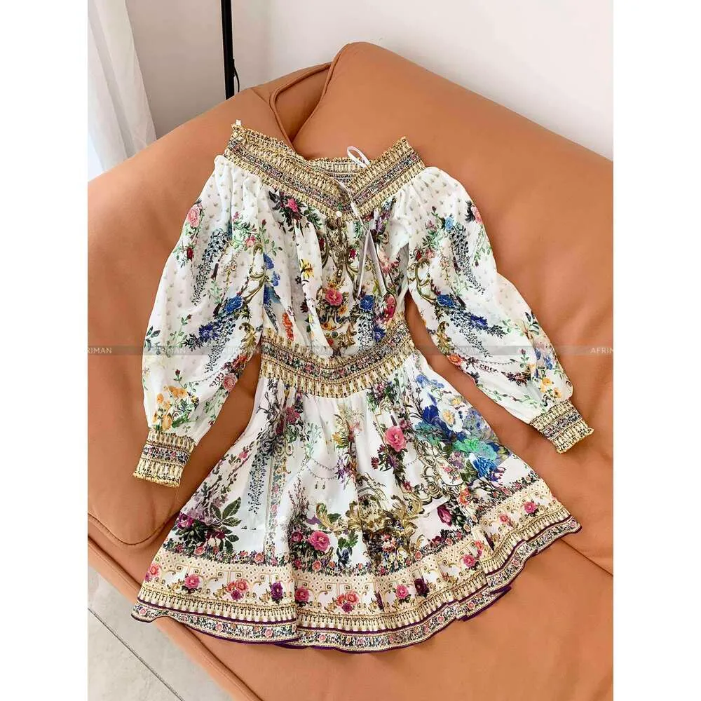 Women Silk Mini Dress with Slash Collar and Long Sleeves, Crystal Beaded  Detail, Elastic Waist, Above Knee Length from Dhgate Skirts - price 178.58