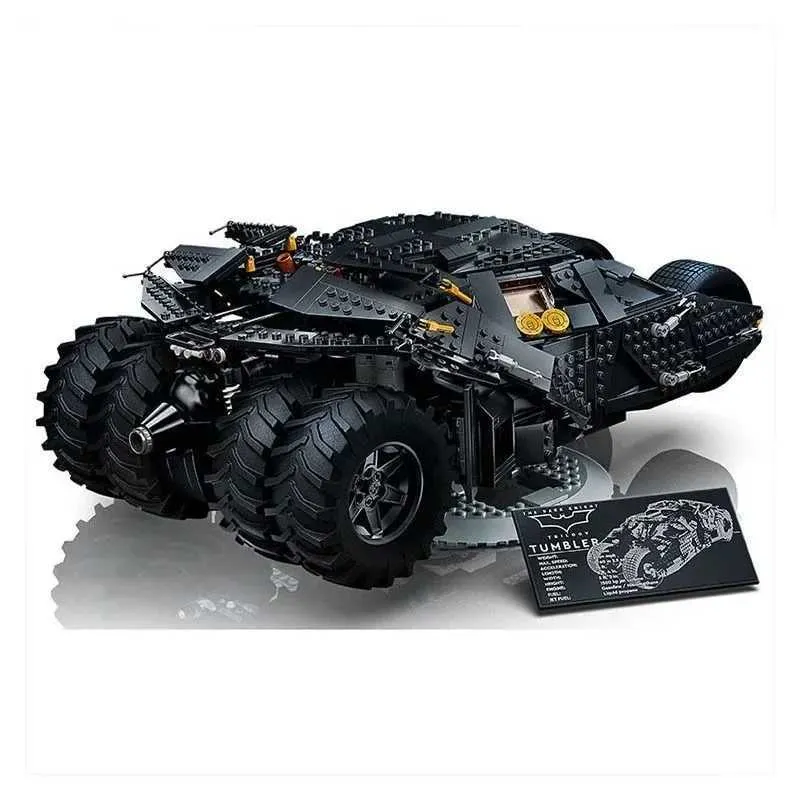 Hot Toy 2049PCS Pellets Bricks The Batmobile Tumbler BatPod Motorcycle Set Model Building Blocks Boys 76240 Gifts Kids Toys